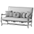  Elegant Louis Sofa 2347 3D model small image 3