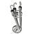 Stylish Steel Umbrella Holder Stand 3D model small image 6