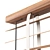 Modern Wooden Blinds Set 29 3D model small image 2