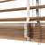 Modern Wooden Blinds Set 29 3D model small image 4