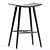 Sleek Ash Wood Barstool Classic 3D model small image 2