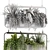 Premium Hanging Indoor Plants Set 3D model small image 5