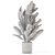 Rusty Concrete Pot Indoor Plants 3D model small image 5