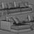 Luxury Bonaldo Superhiro Chaise Longue 3D model small image 4