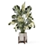 Handcrafted Stone Pot Indoor Plants 3D model small image 3