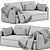 Modern Andersen Sofa 2015 Versatile 3D model small image 6