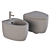BOCCHI Etna Wall Hung Toilet 3D model small image 4