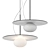 Sleek Modern Pendant Light 3D model small image 2