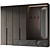 Entryway Furniture Composition in 3 Finishes 3D model small image 2