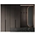Entryway Furniture Composition in 3 Finishes 3D model small image 5