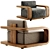 Stylish CORBA Armchair 2017 3D model small image 3
