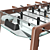 Canvas Glass Foosball Table 3D Model 3D model small image 4