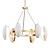 Elegant Oviform Chandelier Fixture 3D model small image 2