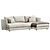 Sleek Modern Sofa SetConfig By LavistRu 3D model small image 2