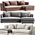 Sleek Modern Sofa SetConfig By LavistRu 3D model small image 3