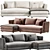 Sleek Modern Sofa SetConfig By LavistRu 3D model small image 4
