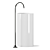 Sleek Fontana Freestanding Washbasin 3D model small image 1