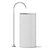 Sleek Fontana Freestanding Washbasin 3D model small image 5