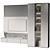 Modern TV Wall Set 042 3D model small image 4