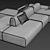 Modern Sofa by Luzaro 3D model small image 5