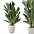 Title: Rusty Concrete Pot Indoor Plants 3D model small image 2