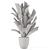 Title: Rusty Concrete Pot Indoor Plants 3D model small image 5