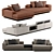 Elegant Sofa by Luzaro 3D model small image 3