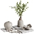 Elegant Decor Set with 60 Pieces 3D model small image 2