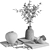 Elegant Decor Set with 60 Pieces 3D model small image 6
