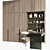 Modern Workspace Set 3D model small image 3
