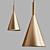 Elegant Metal Pendant Lamp Gordon 3D model small image 5