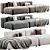 Tamamm Stone Modular Sofa Kit 3D model small image 3