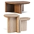 WeWood Re-Form Coffee Side Tables 3D model small image 5