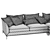 Mare Manifesto Corner Sofa 3D model small image 5