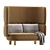 Cosmic Nest Sofa in Beige 3D model small image 4