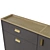 Nord Shoe Cabinet with Wood Legs 3D model small image 7