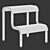 Modern Step Stool by Ferm Living 3D model small image 10