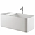 Modern Cross Bathtub Set 3D model small image 4