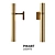 Tube Brass Wall Sconce 3423 3D model small image 5