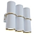 Sleek Wall Sconce Spotlight 6S 3D model small image 3
