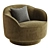 Mod Fern Swivel Chair 3D model small image 2