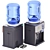  3D Top Loading Water Dispenser 3D model small image 4