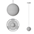Suspended LED Globe Pendant Lamp 3D model small image 3