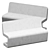  Flow Bench | Кресло 3D model small image 4