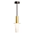 Opulent Gold Opaque Pendant Light 3D model small image 2