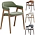 Modern Abilene Dining Armchair 3D model small image 3