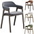 Modern Abilene Dining Armchair 3D model small image 4