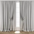 Vintage Curtain 3D Model Kit 3D model small image 3