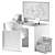 Modern Workspace Furniture Set 3D model small image 7