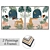 Gallery Art Set with Frames 3D model small image 1